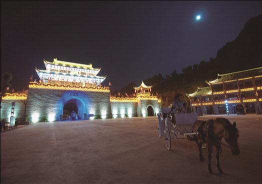大明边城夜景